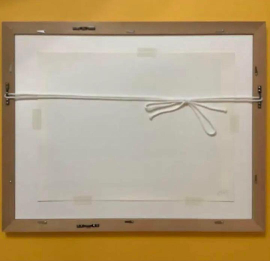 絵画・額縁・版画・山家久幸・新品未使用・シュノンソー城の水辺・美術品・インテリア