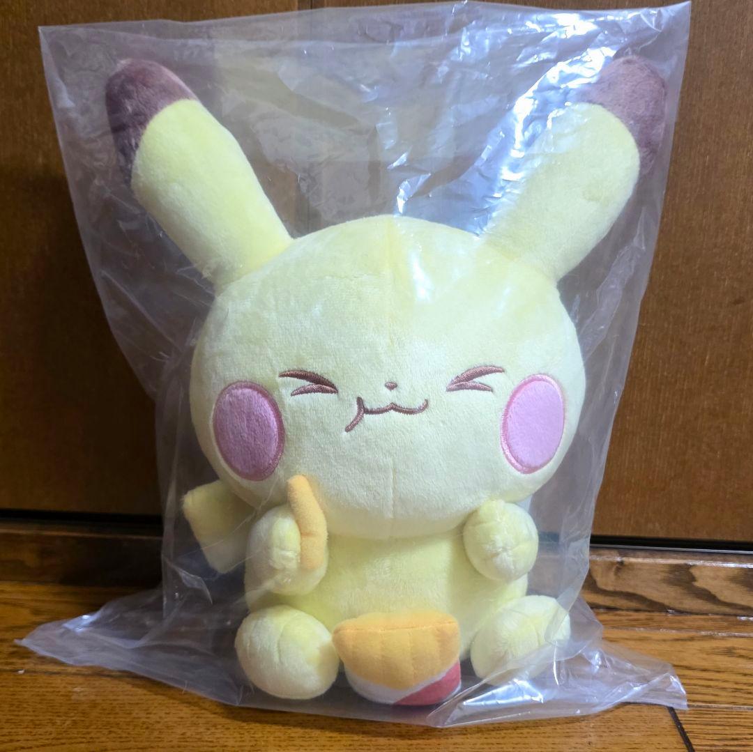 新品未開封：ポケピース　一番くじ　ぬいぐるみ　ピカチュウ　ゴンベ　ポッチャマ
