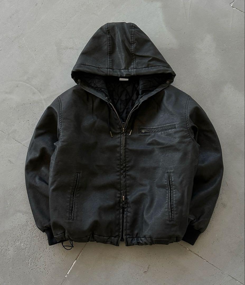 WISHFOREVER 2WAYフードブルゾン L