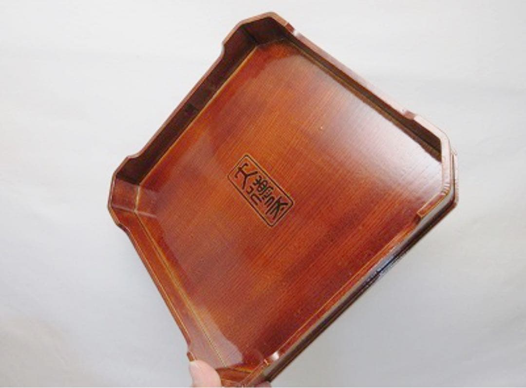 ほぼ未使用 懐石道具 天然木製 大徳寺 弁当 縁高重箱 五客揃 刻印有 紙箱