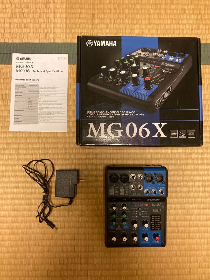 YAMAHA MG06X ミキシングコンソール