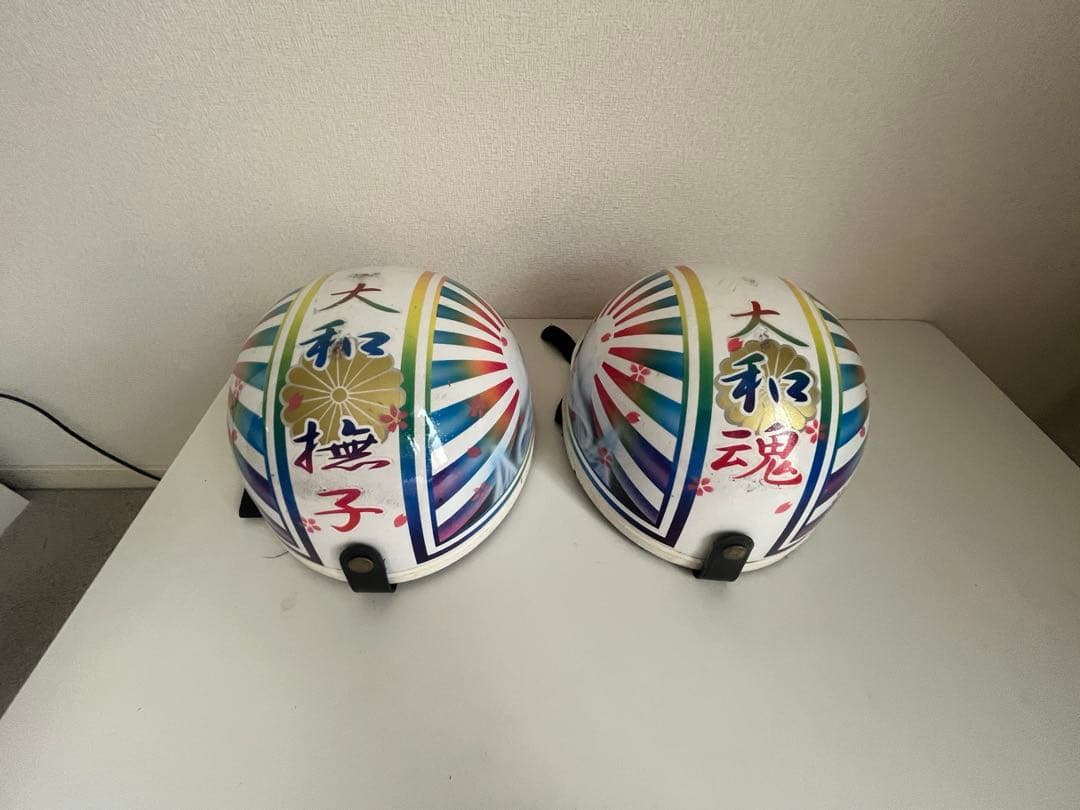 コルク　半帽ヘルメット 2個セット