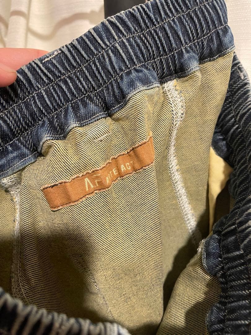 a.f artefact サルエル　デニム　パンツ　メンズ