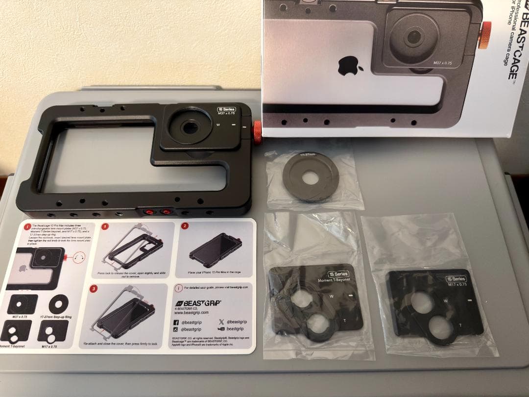 iPhoneアクセサリー Beastgrip Beastcage for iPhone 15 ProMax