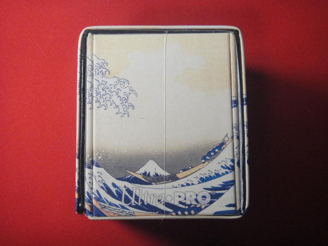 ウルトラプロ　アルコーブフリップデッキボックス 神奈川沖浪裏　浮世絵 葛飾北斎