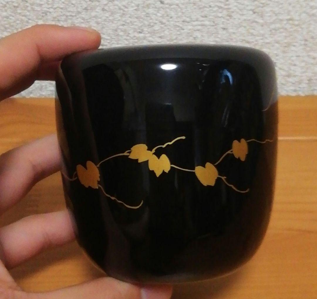 宗偏流　正春作　蔦蒔絵　棗　共箱　茶道具