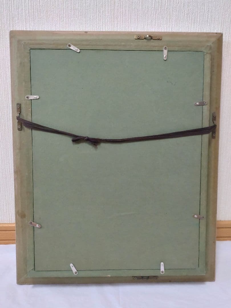 油絵　薔薇　肉筆　額装　油彩画