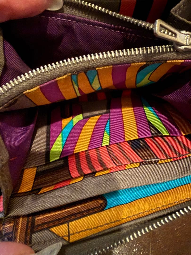 エルメス アザップ シルクイン コンパクト エトゥープ D刻印