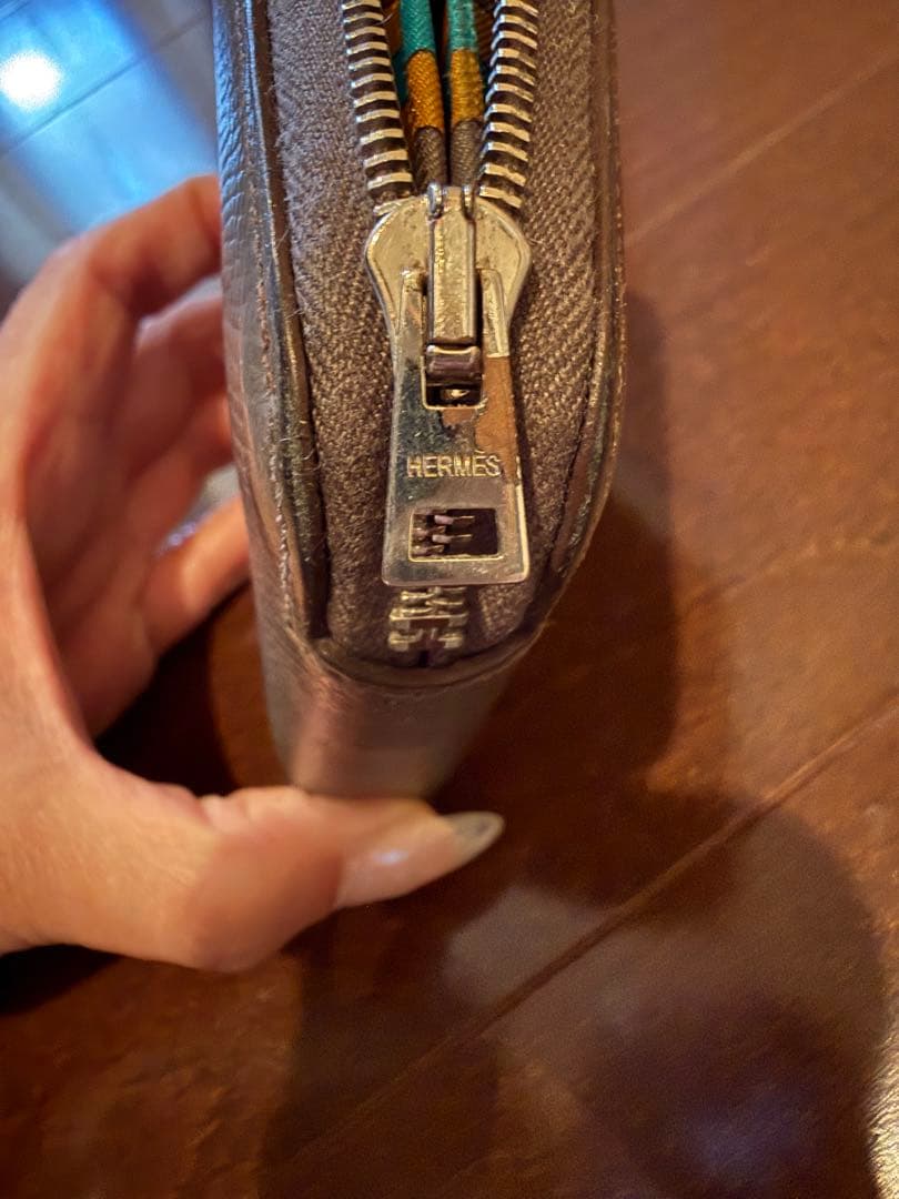 エルメス アザップ シルクイン コンパクト エトゥープ D刻印