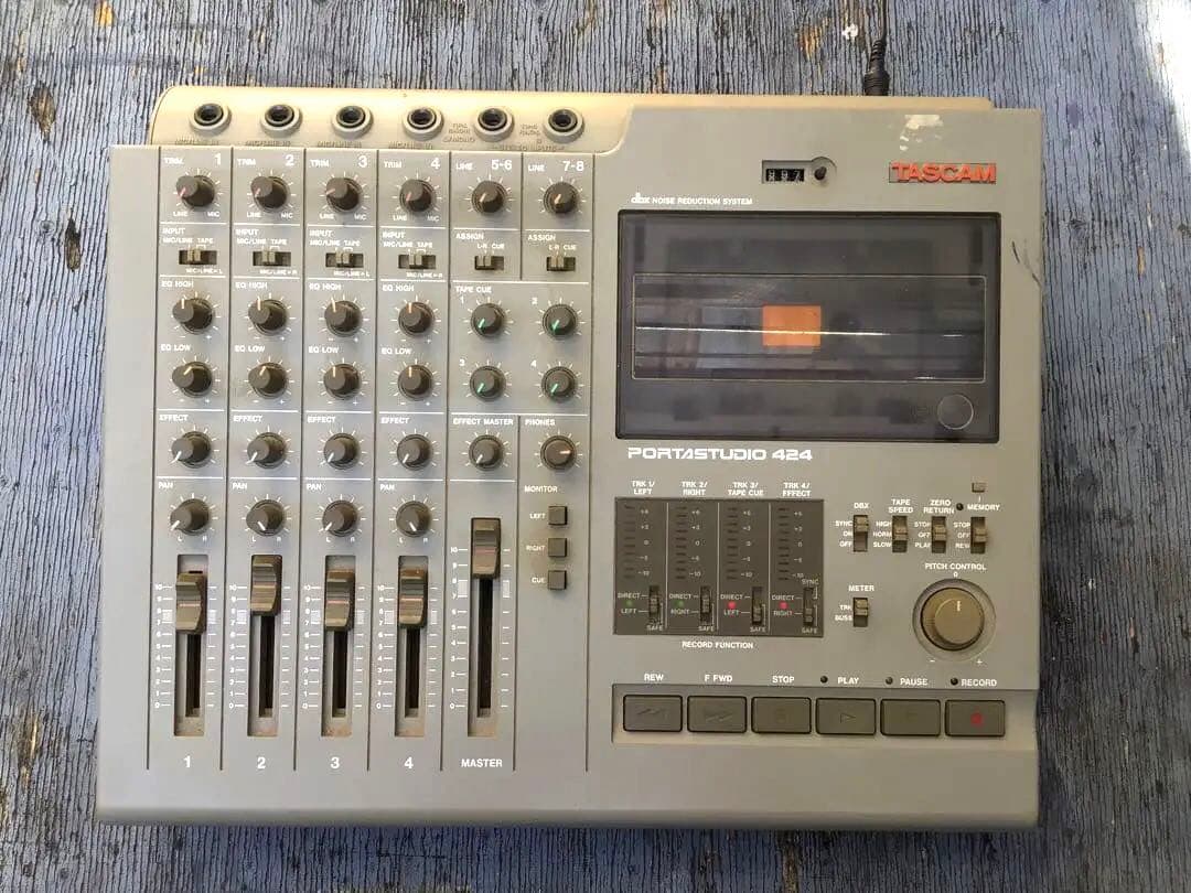 通電確認済TASCAM PORTASTUDIO 424 カセットMTR