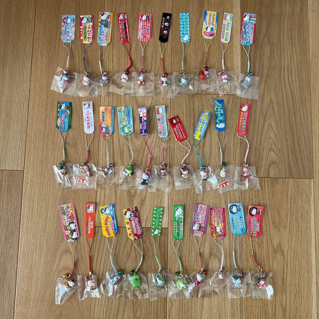 ハローキティ　ご当地キティ　ストラップ　182個おまとめ セット売り　根付け