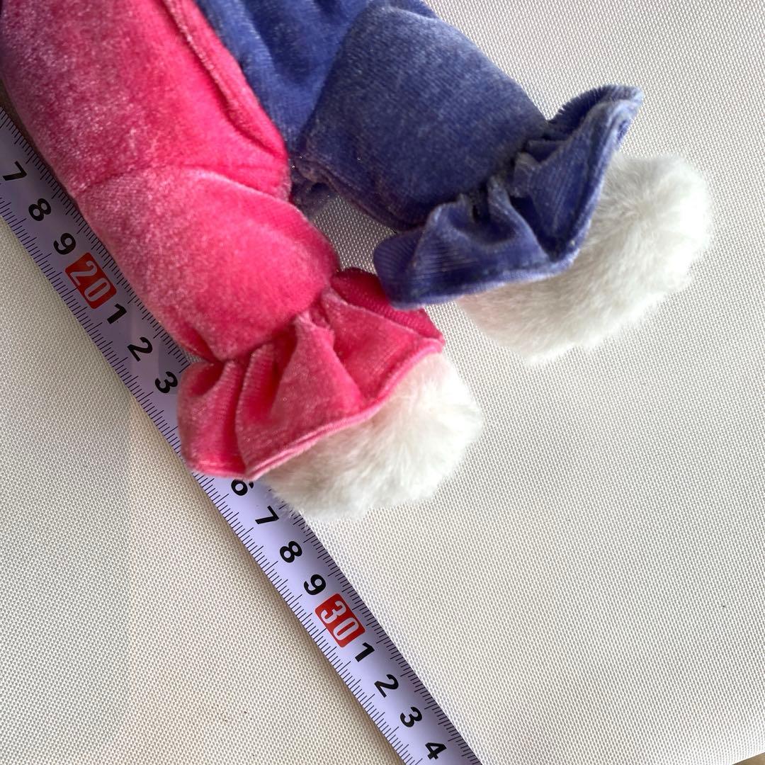 RUSS BERRIE ホワイトベア ピンクパープル ピエロ インポート未使用品