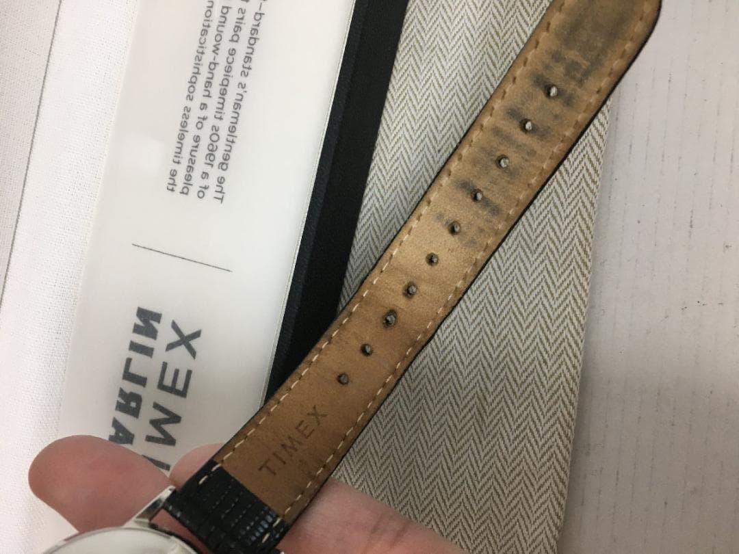 タイメックス 箱完備 手巻き腕時計 TW2R47900 時計 黒