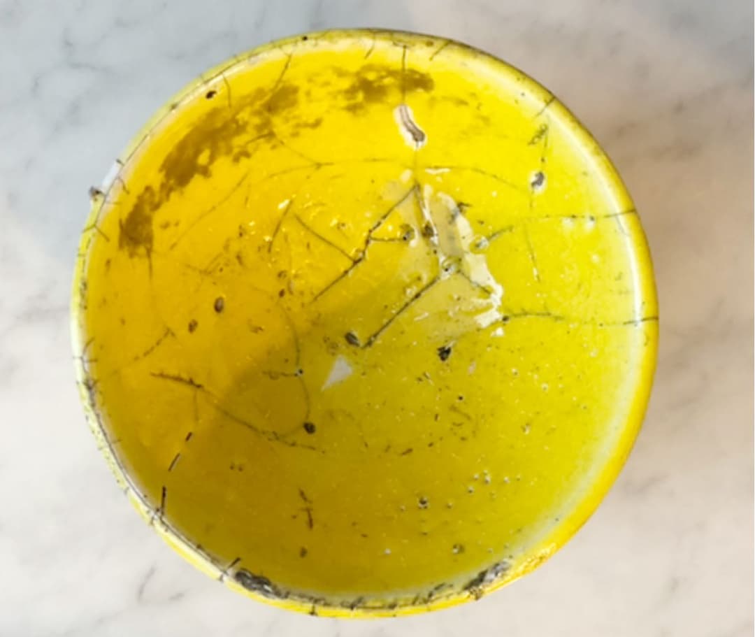 【人気・一点物】青木良太　黄卵色岩漿楽盃