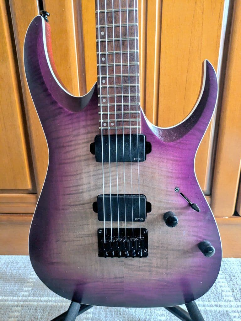 Ibanez RGA42FM TLF　EMGピックアップ搭載