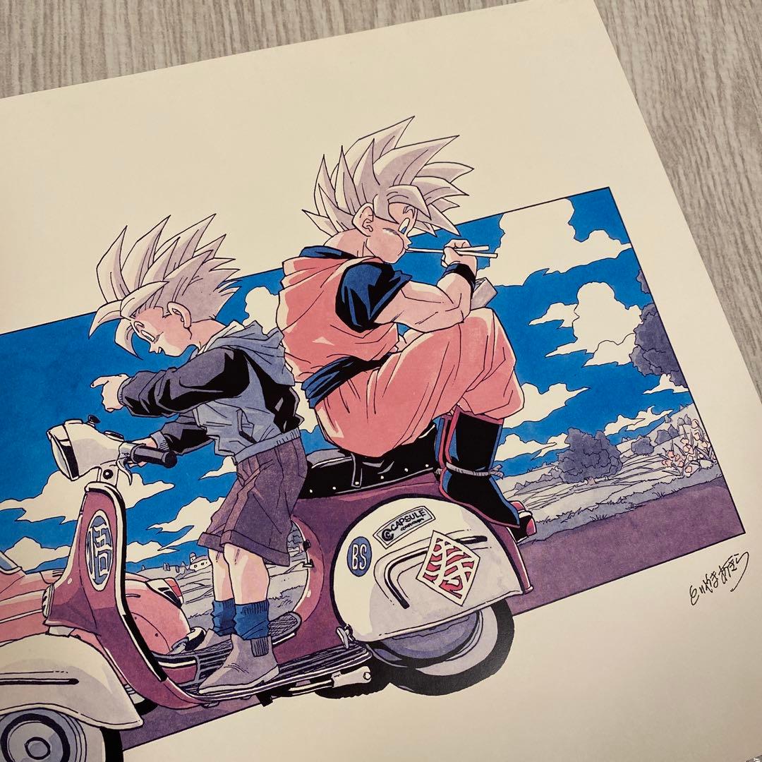 鳥山明の世界展 ドラゴンボール 複製原画 ポスター　悟空