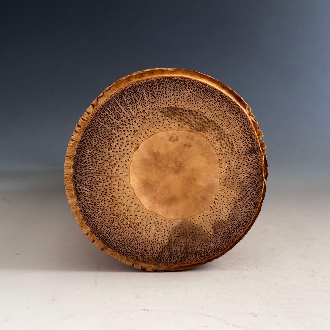 茶道具　鵬雲斎宗匠書付　花押有　竹一重切　花入　銘　笛聲　黒田正玄　共箱　裏千家