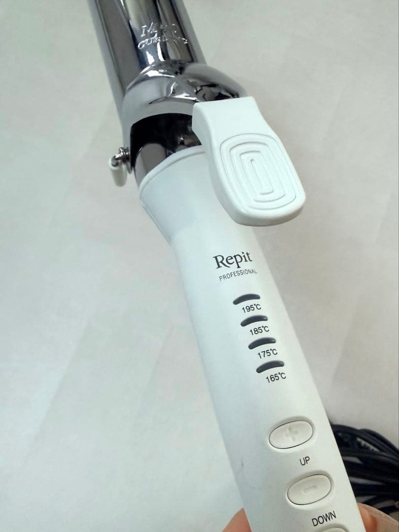 美品 Repit クレイツ スクエアバー 40mm CSB-AG40W 韓国ヘア