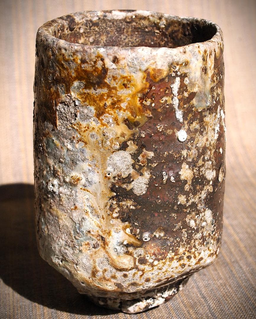 人気作家★大西雅文★赤丹波筒湯のみ