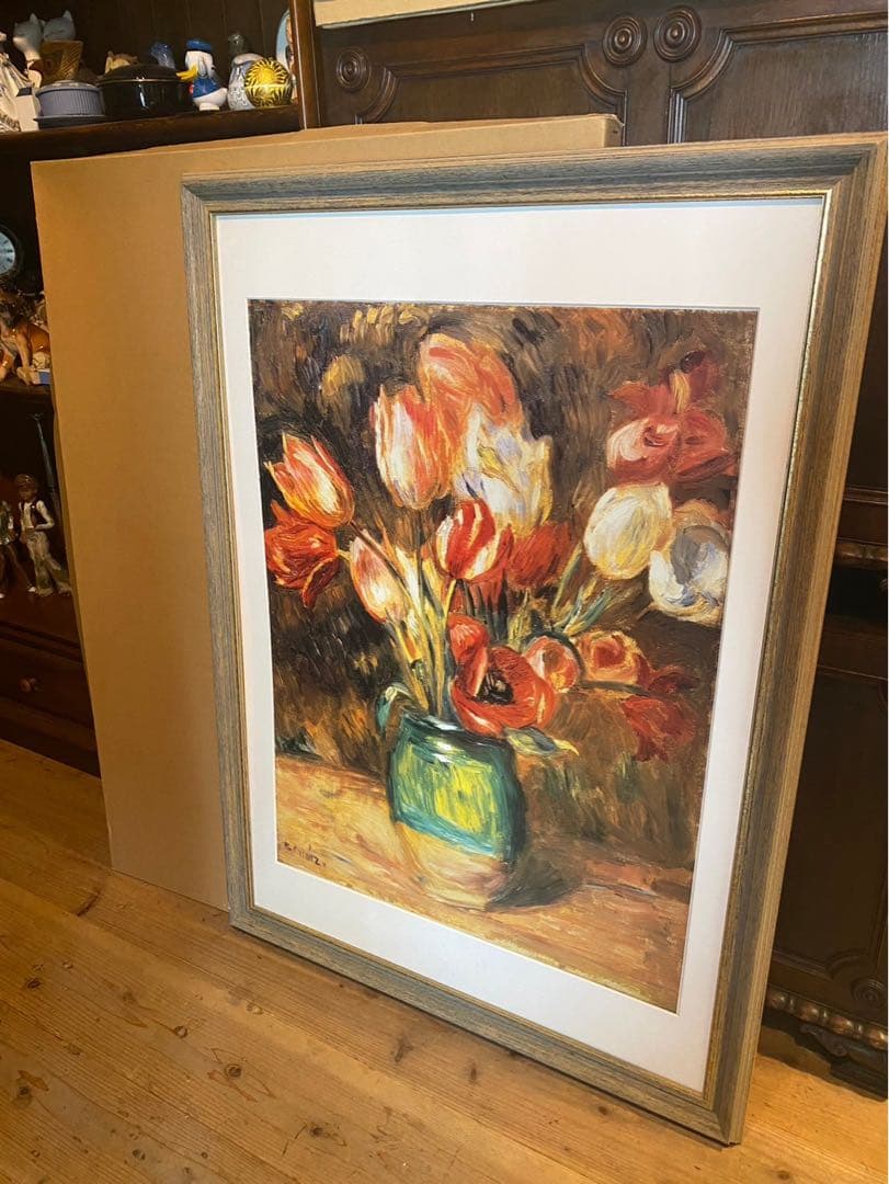 ルノワール チューリップ 額縁 インテリア