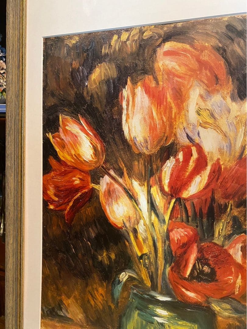ルノワール チューリップ 額縁 インテリア