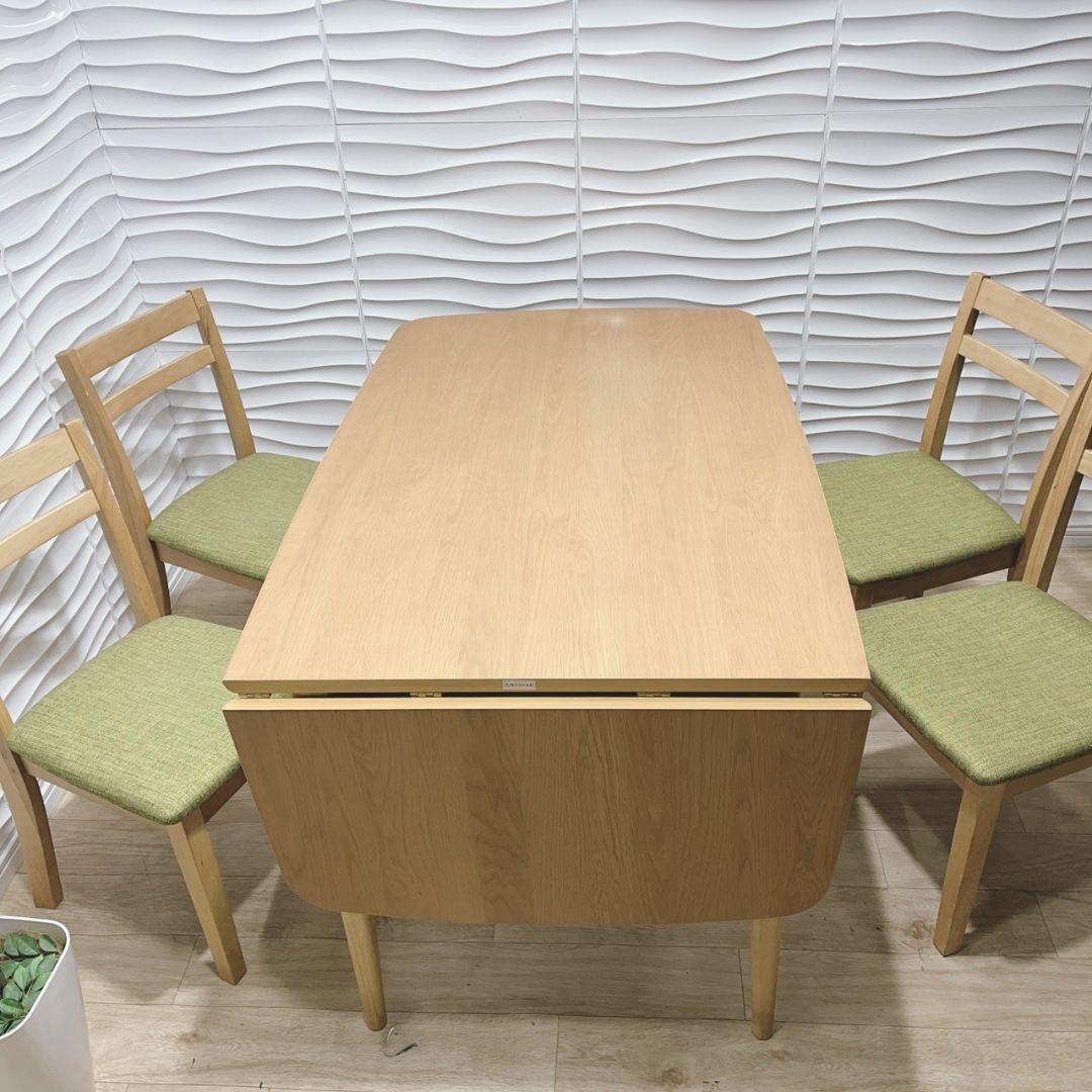 ◇NITORI◇伸長式ダイニングテーブル◇チェア4脚◇大阪兵庫京都奈良滋賀和歌山