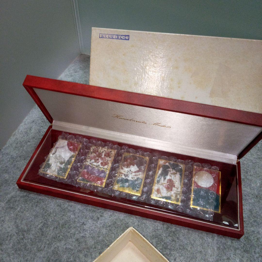 花かるたメダル　五光七宝　花札　アンティーク