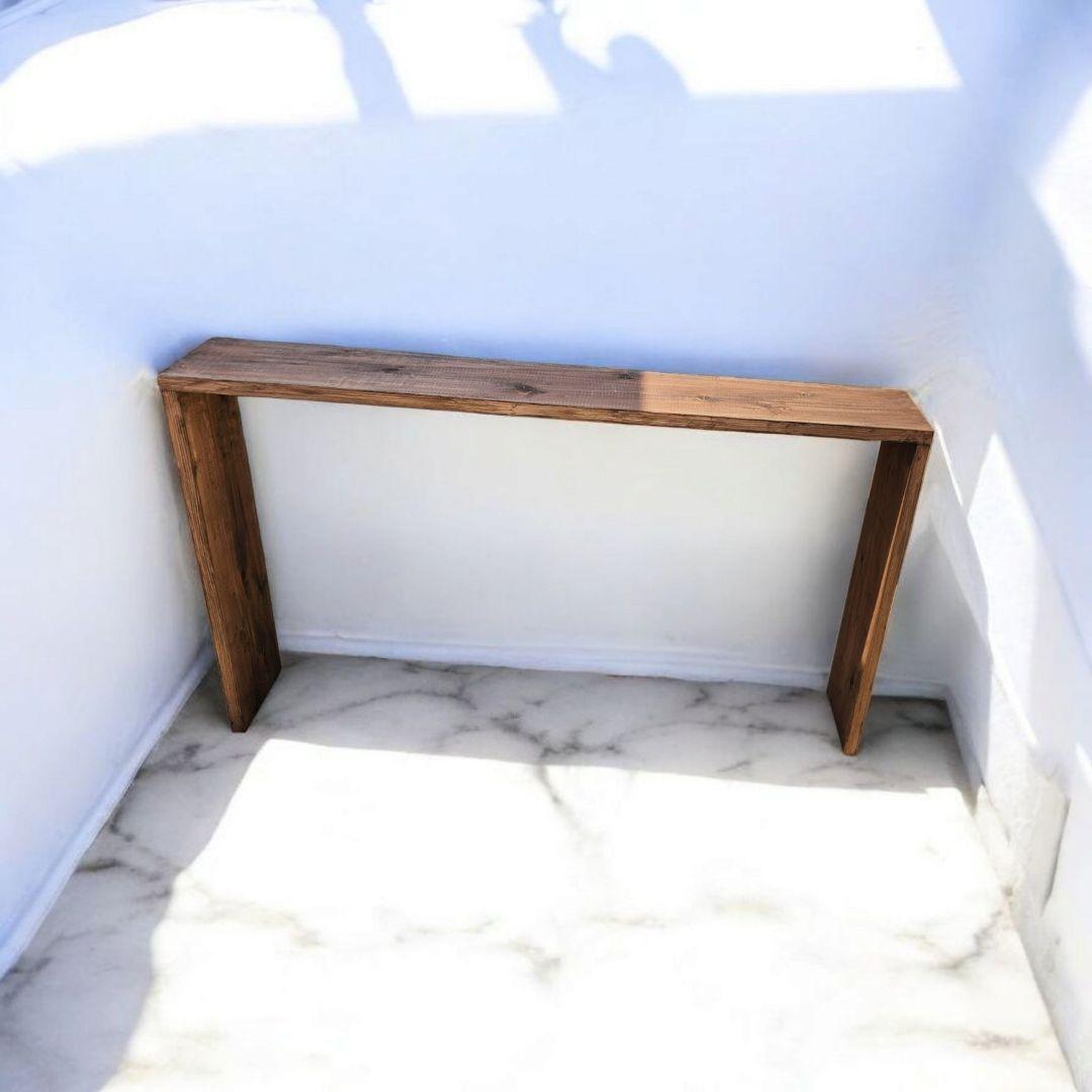 W80タイプ　新生活を彩る/古材風/カウンターテーブル/ サイドテーブル