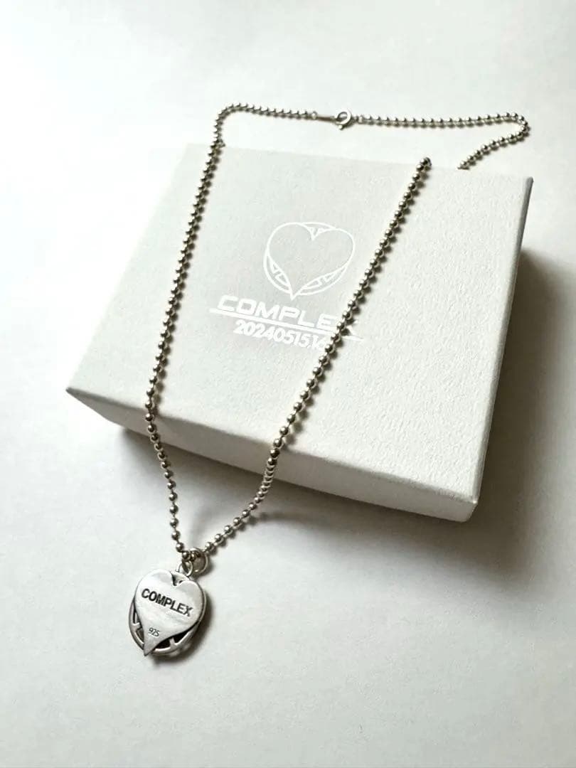 COMPLE 「日本一心」 2024/ピースハート シルバーネックレス