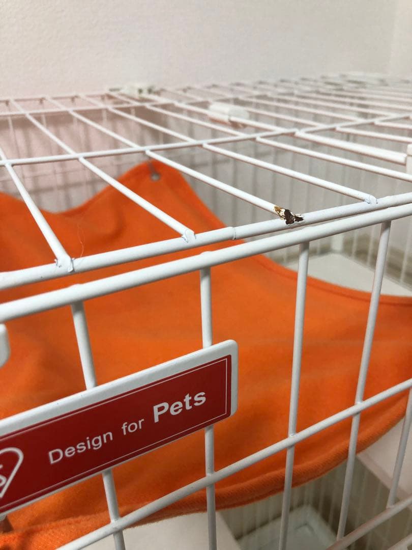 キャットケージ 2段　ホワイト　アイリスオーヤマ