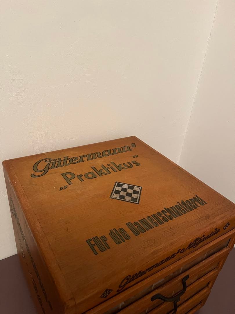 【青虫3/15マデ】アンティーク スプールキャビネット ギッターマン