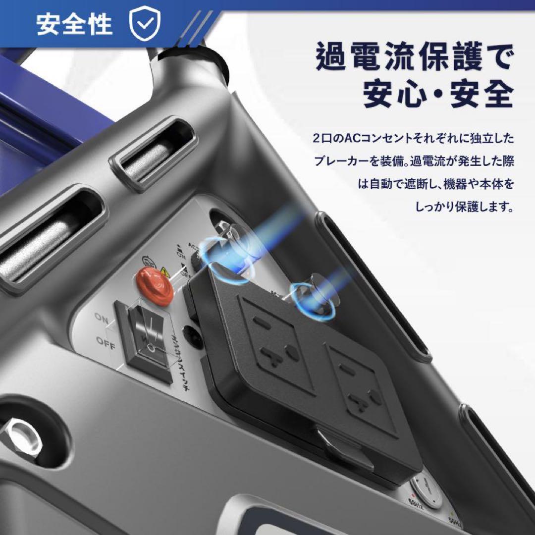 軽量★Gaidohインバーター発電機 最大3.5kVA 高性能 静音 ガソリン