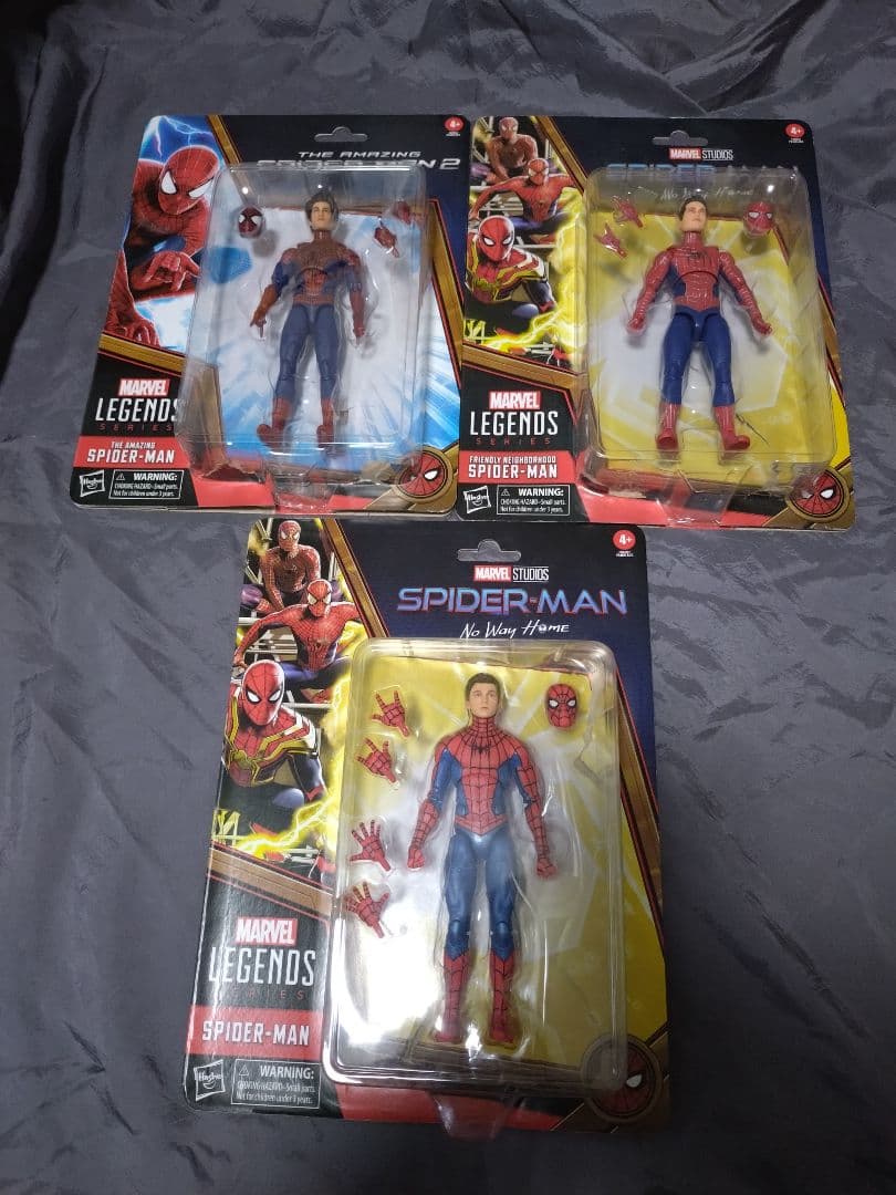 マーベルレジェンド スパイダーマン ノーウェイホームセット（開封済み）