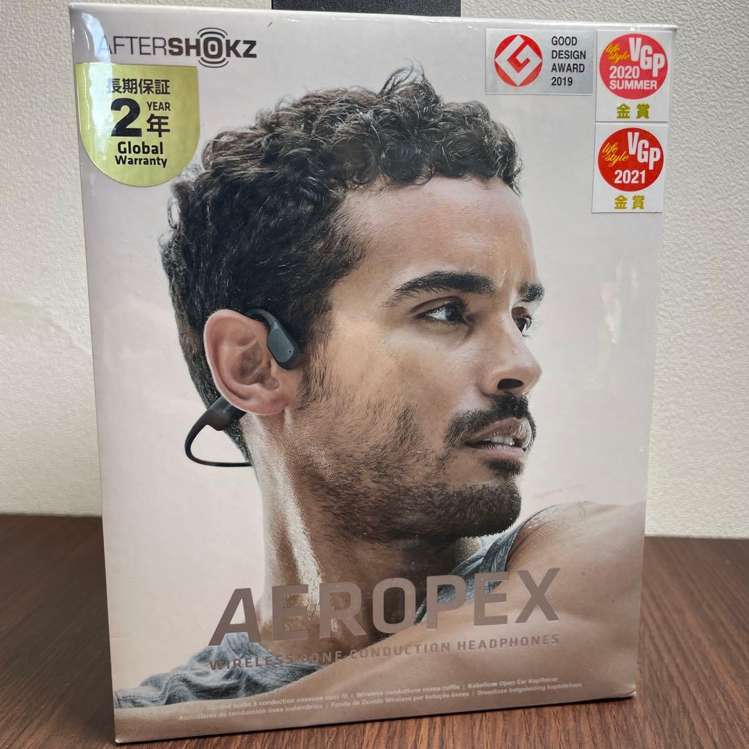 AFTERSHOKZ AEROPEX 骨伝導イヤホン COSMIC BLACK