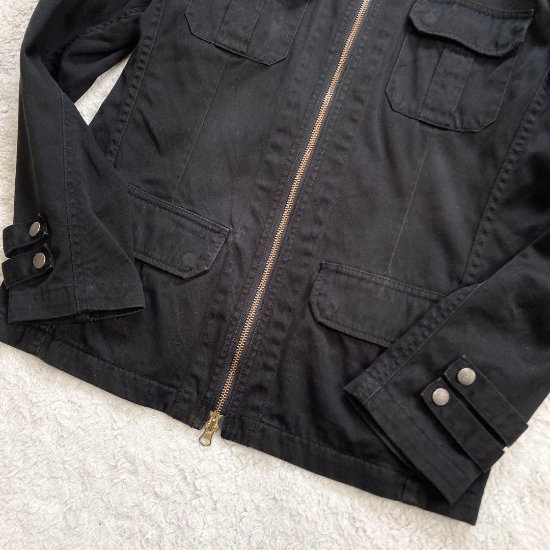 【希少デザイン】ヨウジヤマモト A.A.R　ジャケット　ダブルファスナー　黒
