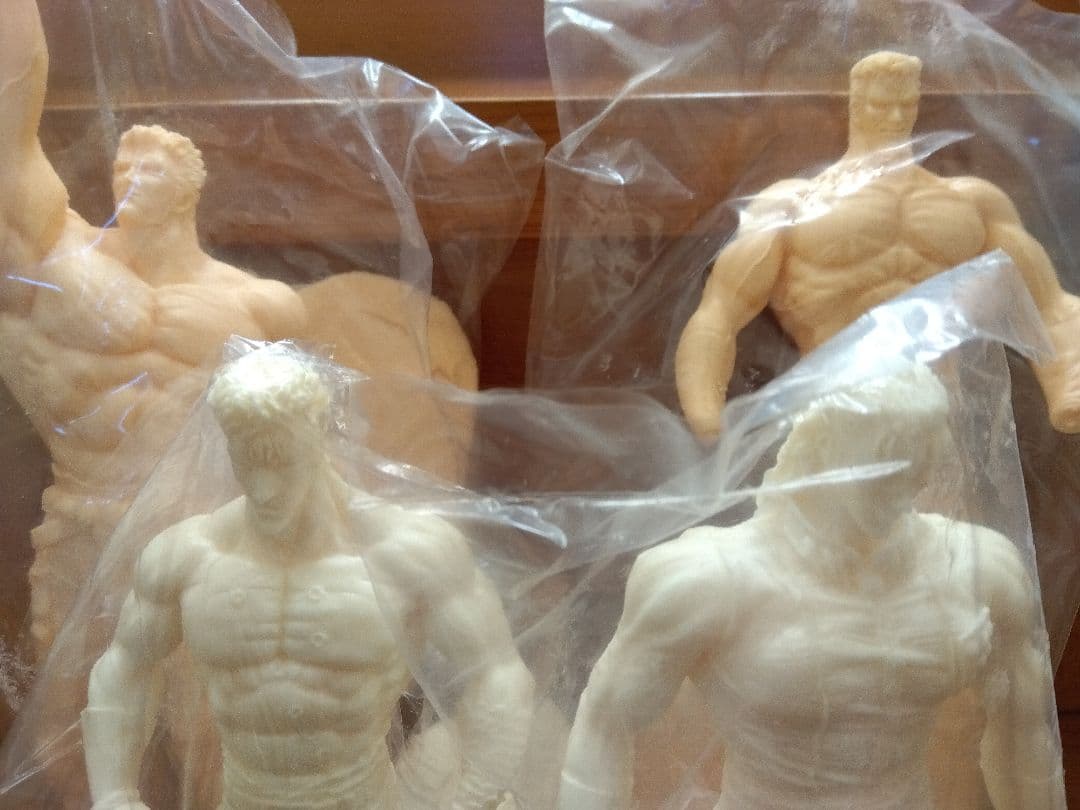 ●北斗の拳 ガレージキット ケンシロウ ラオウ カイオウ レイ フィギュア 4体