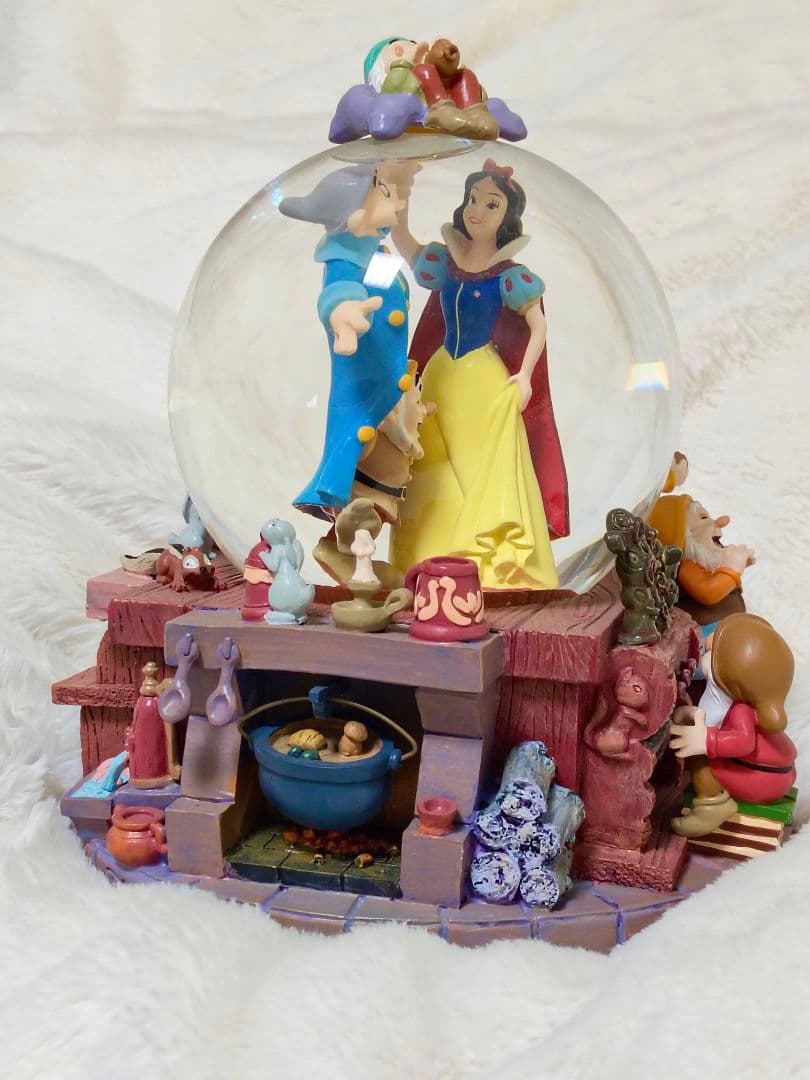 白雪姫　ヴィンテージ　スノードーム　ディズニー　オルゴール 　入手困難　廃盤