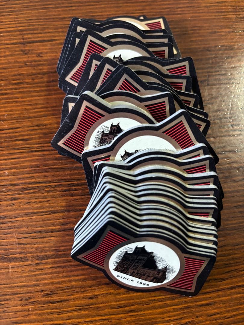 海外紙物　お洒落なラベル　建物デザイン　大量　1名様