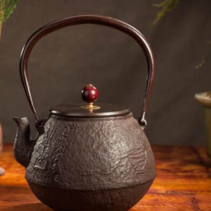 鉄器 急須 伝統工芸 手作り 鉄分補給 鉄瓶　YZS-090