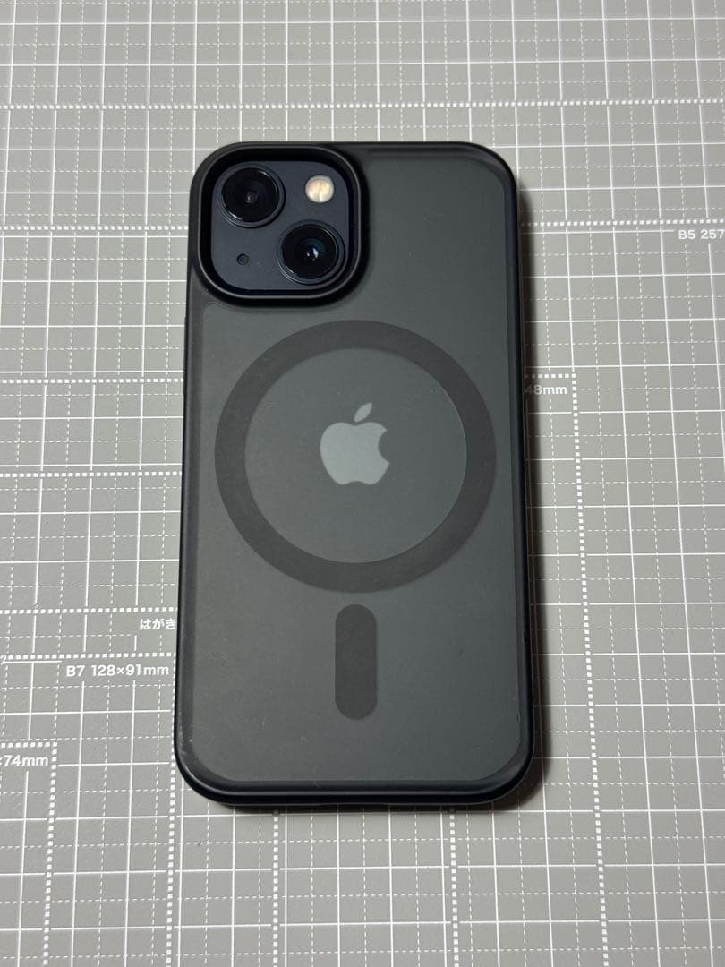 iPhone13miniミッドナイト128GB バッテリー76%（ケース付き）