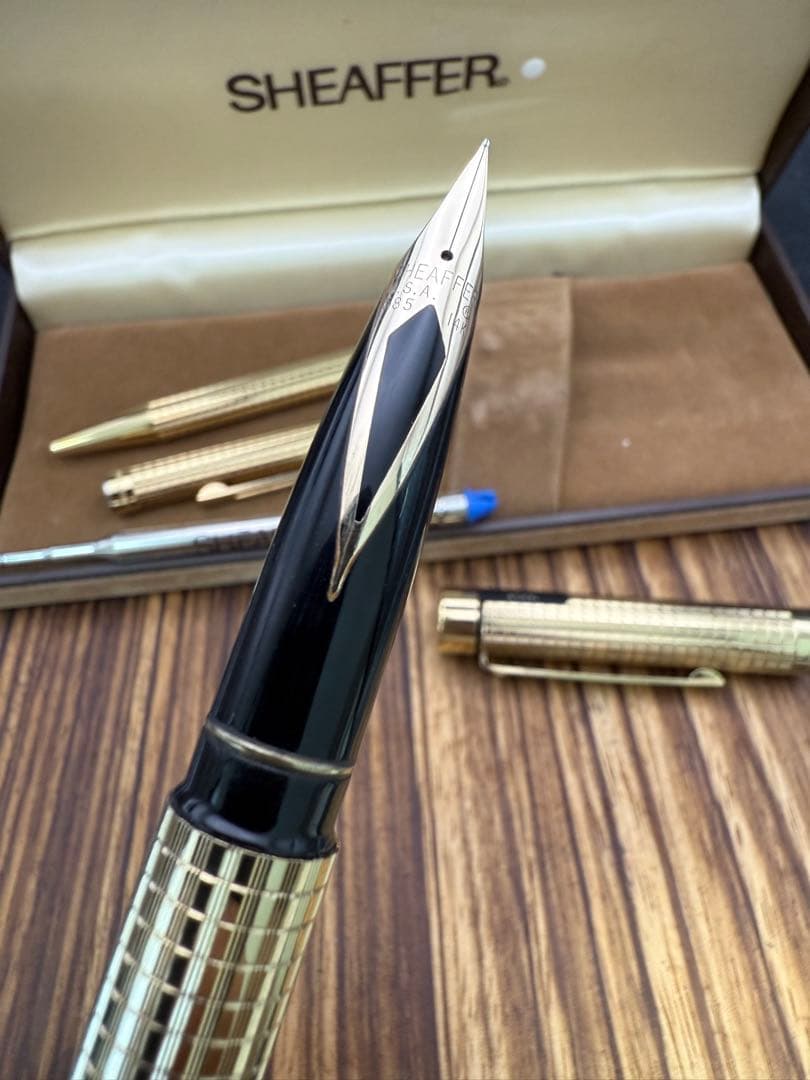 SHEAFFER 万年筆 タルガ 1007 23K G.P ボールペン付