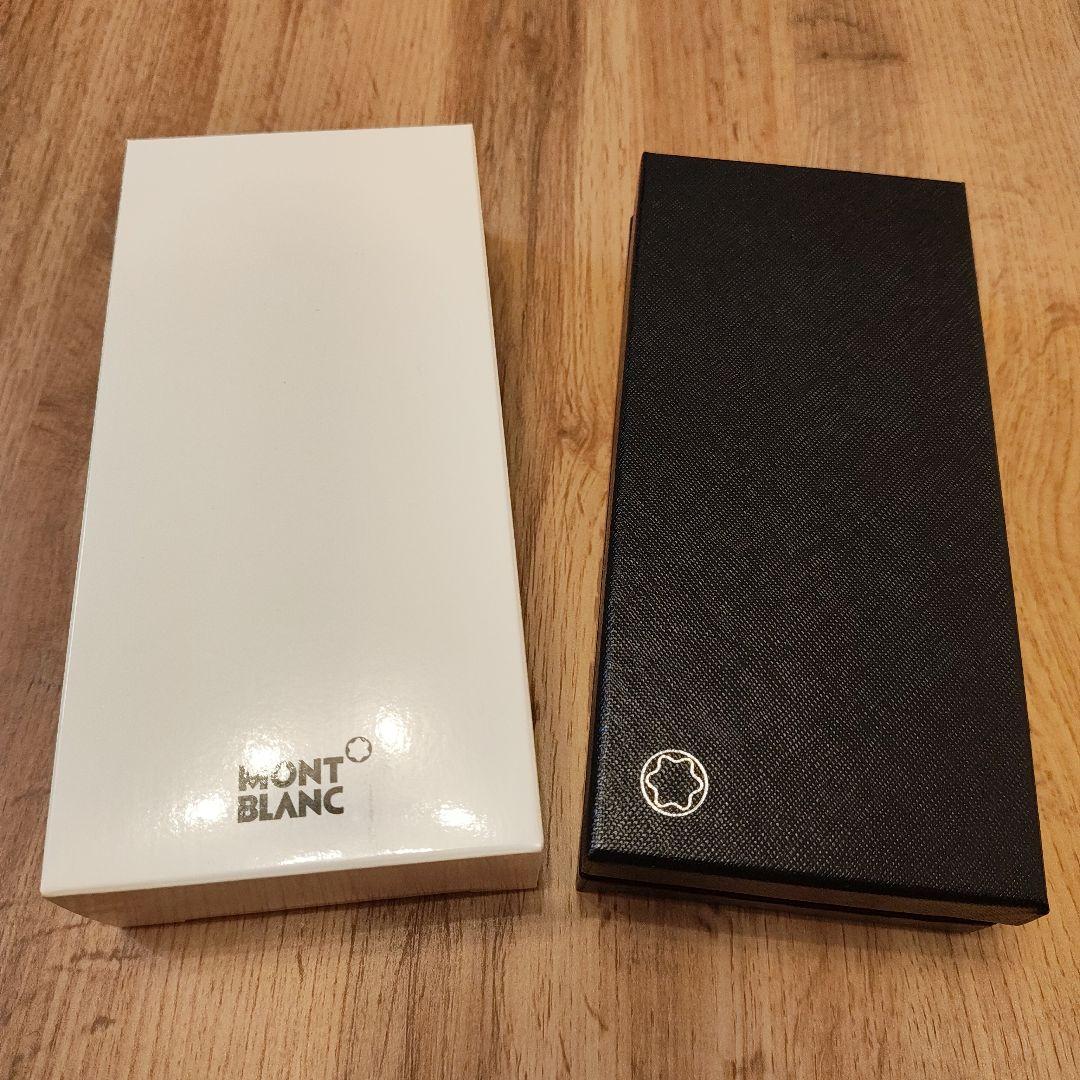 montblanc ペンポーチ マーブルプリント 1本用 牛革