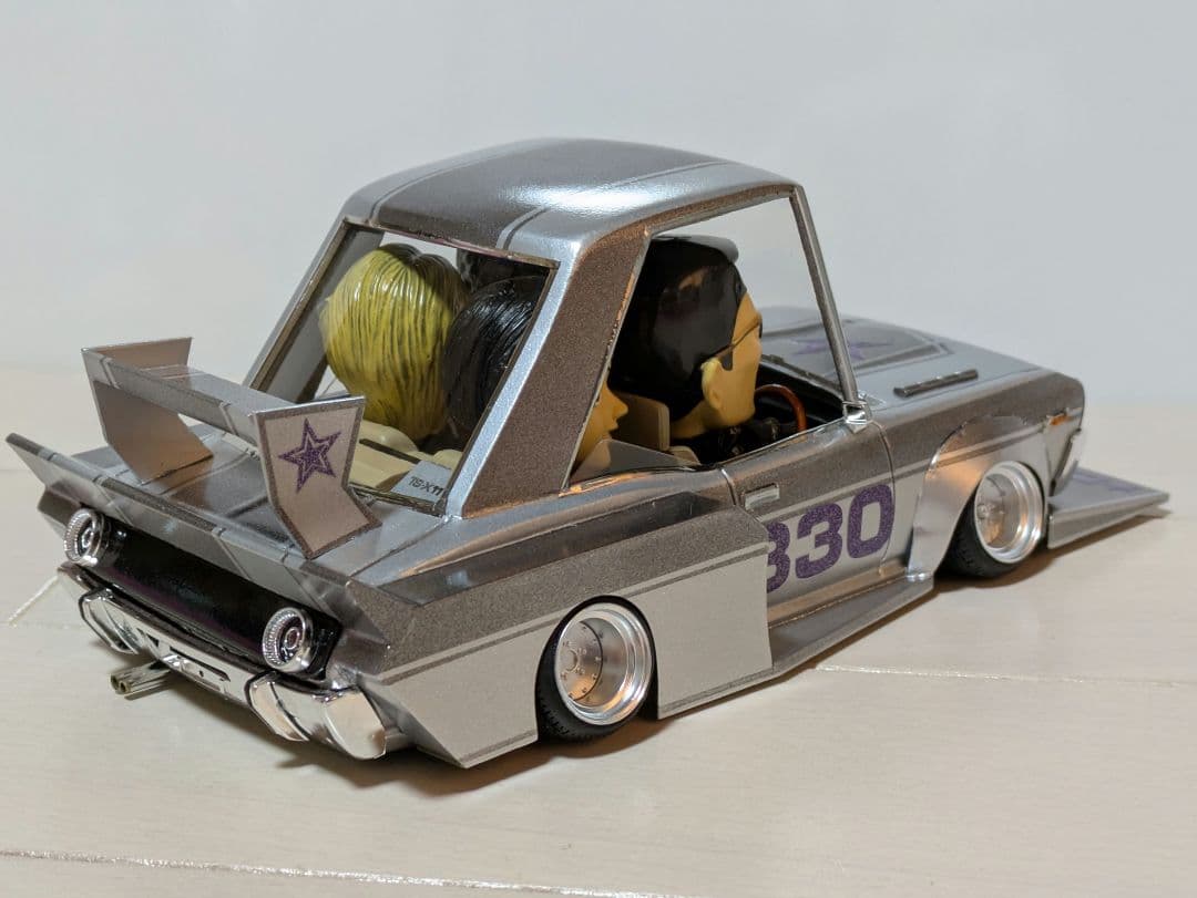 1/24 アオシマ330グロリア改 ノッポマシーン 街道レーサー 暴走族マルイ