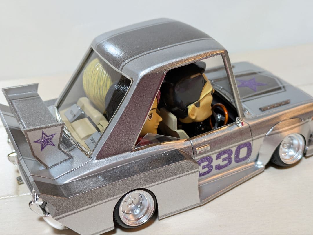 1/24 アオシマ330グロリア改 ノッポマシーン 街道レーサー 暴走族マルイ