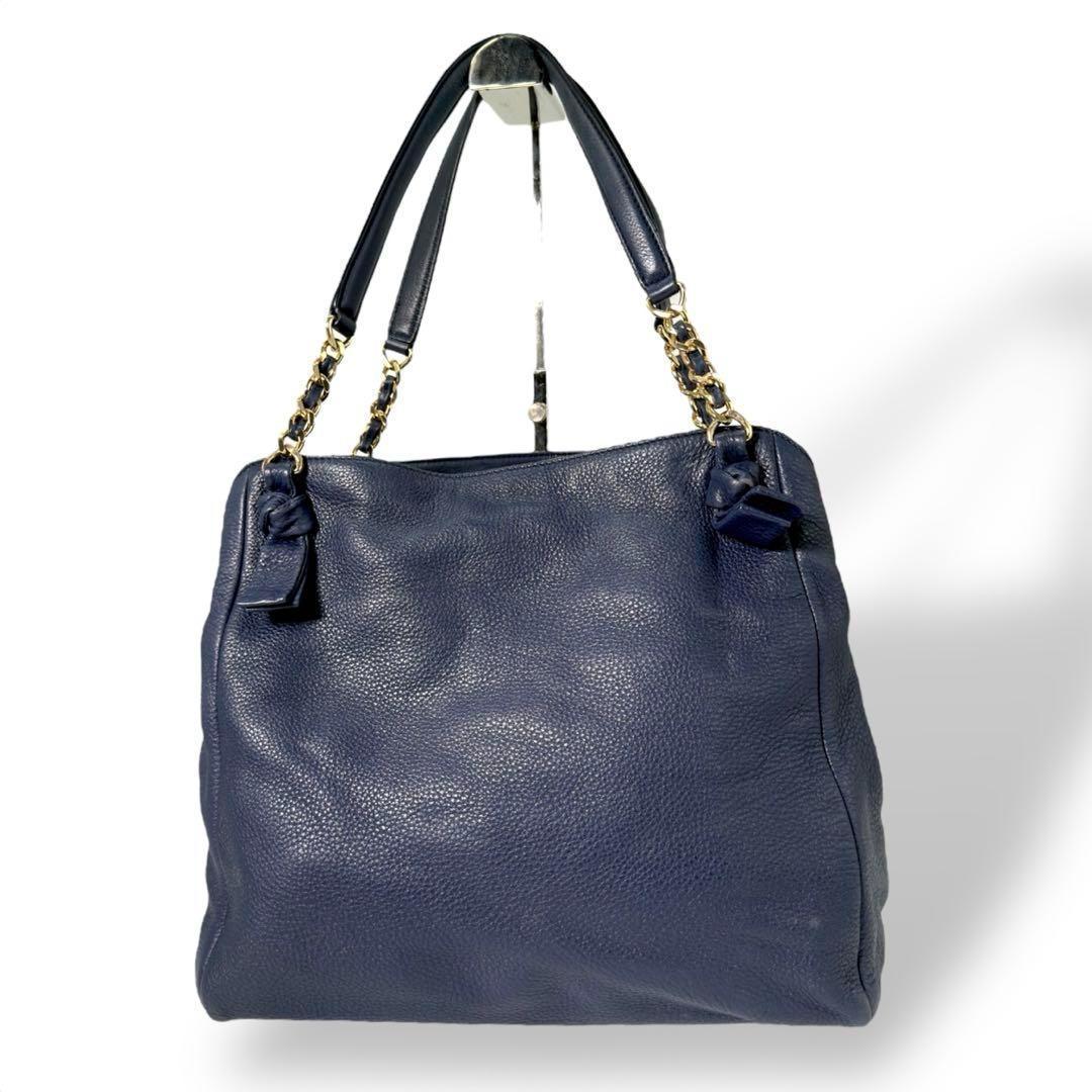 《美品》レア品 トリーバーチ ショルダーバック オールレザー チェーン 収納