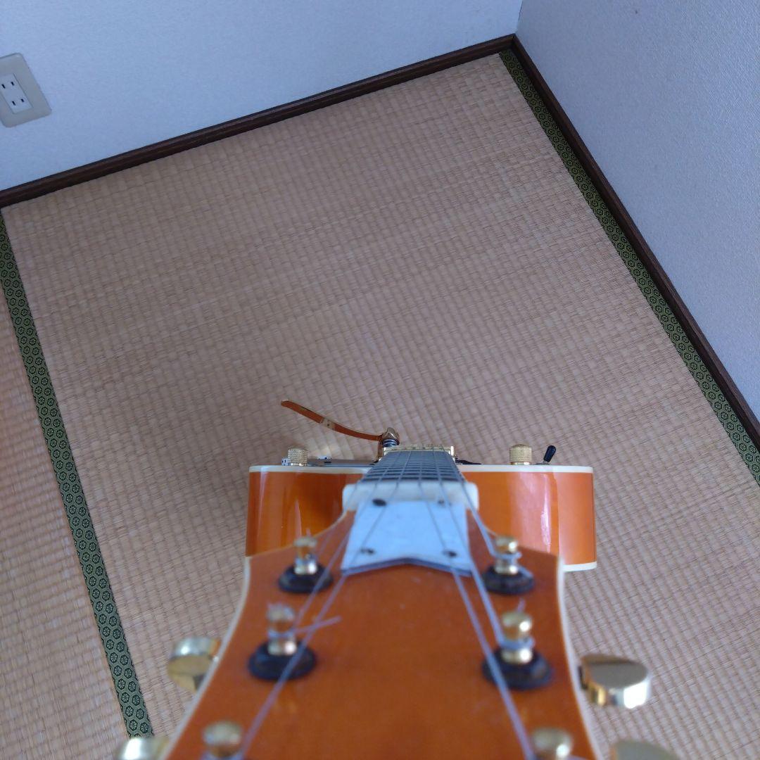 価格交渉ご自由に!オレンジ　フルアコ　ギター