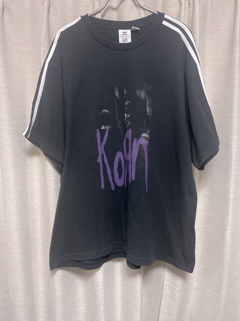 KORN Adidas コラボTシャツ Lサイズ