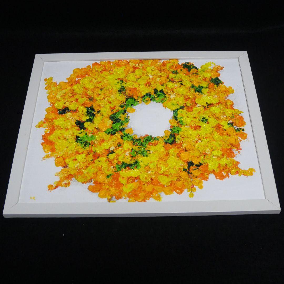 油絵 油彩 油彩画 絵画 絵【ミモザリース】