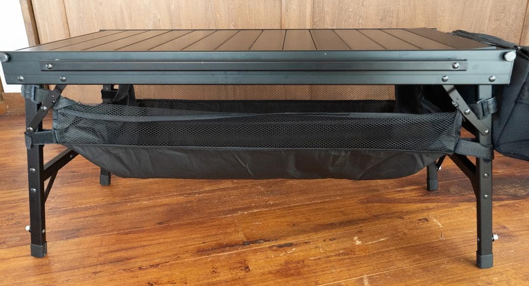 【美品】IGTテーブル ブラック サイドストレージ＆ドリンクホルダー付属