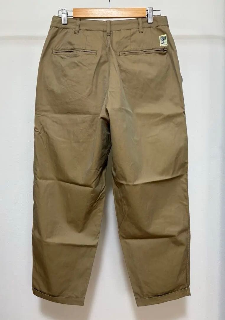 SSZ SAMPLE期 2プリーツ ワイドチノパン ベージュ BEAMS